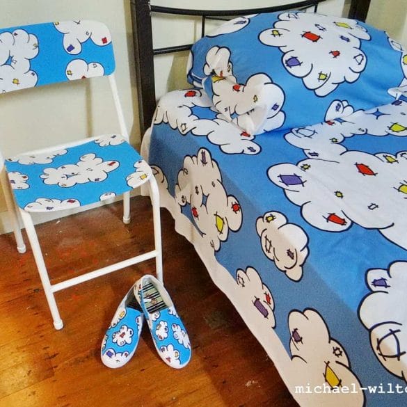 cloud bedspread chair